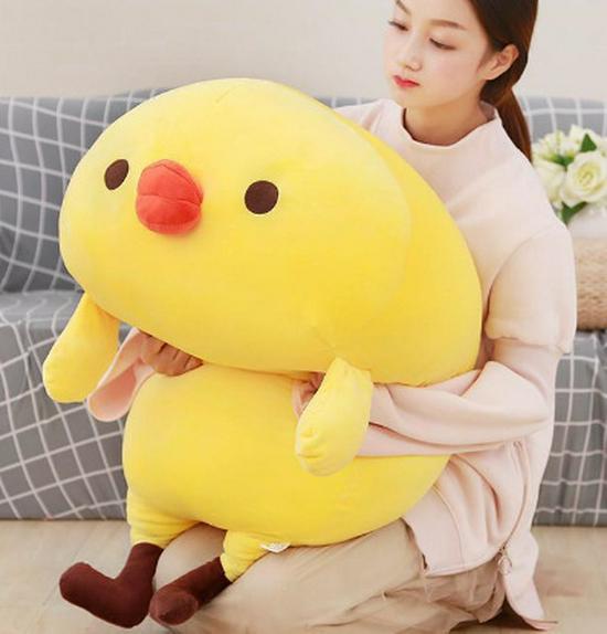 Japanese Little Chick Plush Pillow - Small Animal Cotton Toy
