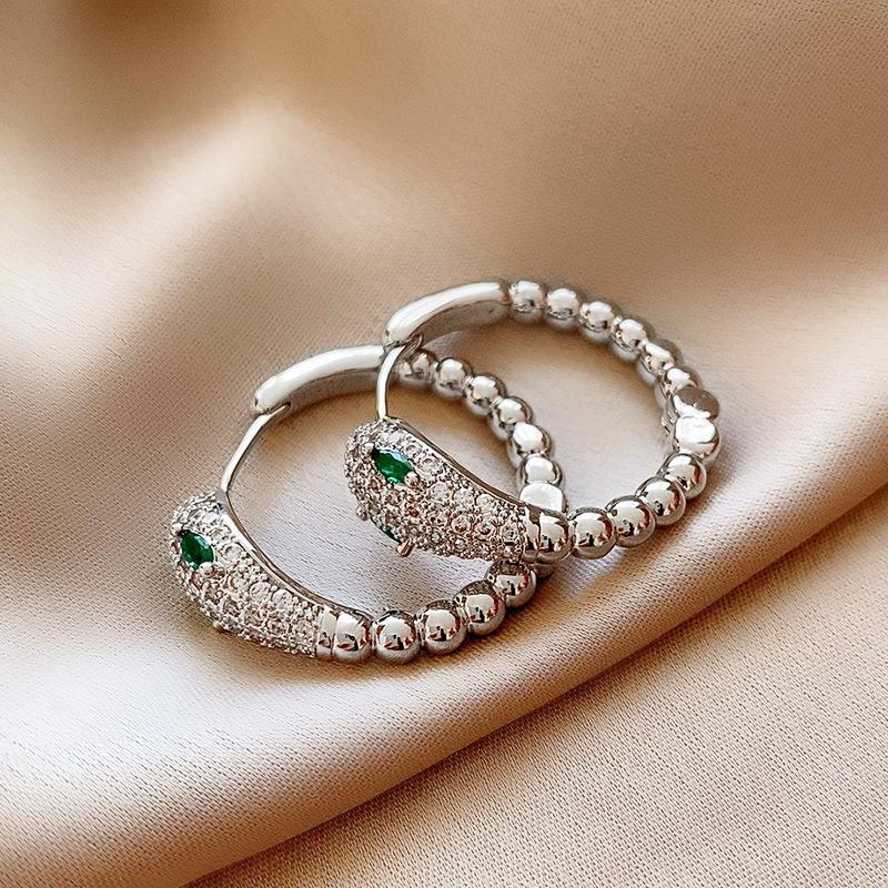 Geometric Double-layer Earrings, European and American Personality Trend Earrings, Casual Versatile Earrings, Niche