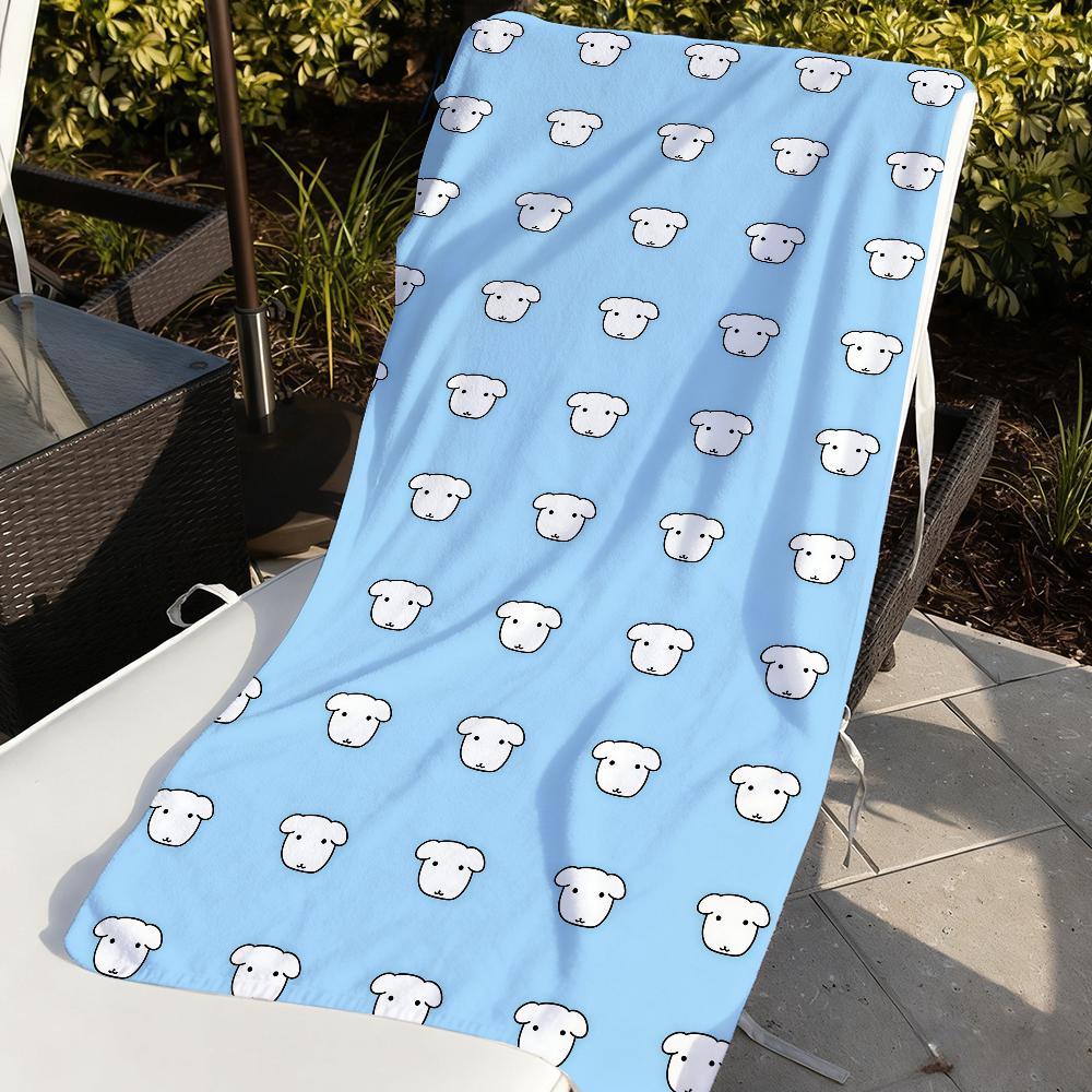 Cartoon G-Ganadi Dog Cat Towel Quick Drying Beach Towels Are Suitable For Swimming Pools Camping Yoga And The Gym