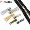 Meetee 5/10Pcs 3# 5# 8# Metal Zipper Puller Sewing Zippers Slider for Clothes Bag Pocket Zips Repair DIY Hardware Accessories