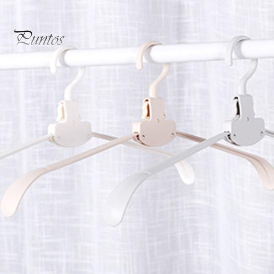 10Pcs Foldable Plastic Clothes Hangers Foldable Design Stable Durable Load-Bearing Design Not Easily Deformed Clothes Drying Racks
