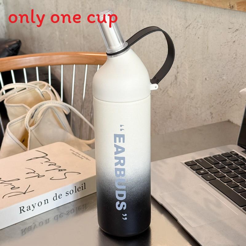 Insulated Travel Mug With Leakproof Lock And Straw For Sports And Outdoor Use