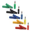 Alligators Clip Banana Plug Test Probes Leads Cable Probes Connectors 4mm Banana Plug Cable Clip Insulated Electric Clip
