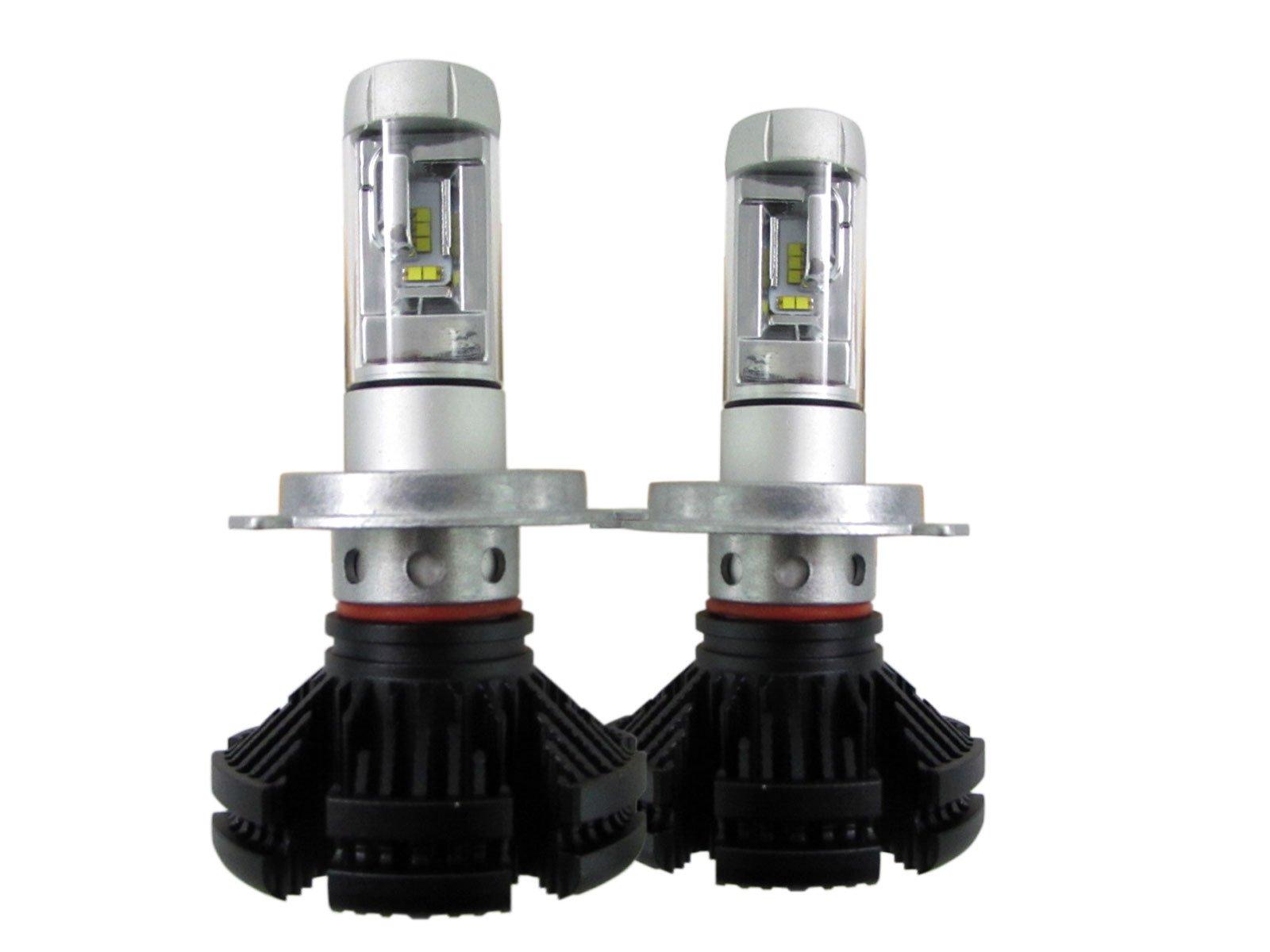 

Светодиодная лампа головного света TKM H4 Интегрированная ZES IP67 25792 Ближний/Дальний 2 шт. LED-BULB-025 Чип, Ближний/Дальний 50 Вт, Ближний/Дальний 12000 лм, 6500K, Водонепроницаемая, DC9-32В,