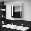Day and Night - Day and Night Bathroom Cabinet with LED Mirror 50x13x70 Cm