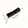 5pcs 18650 Power Bank Cases 1X 3.6V-4.2V 18650 Battery Holder Storage Box Case 1 Slot Battery Container with Wire Lead