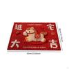 Doormat Chinese Year Decoration Indoor Outdoor Placemat Spring Festival Decor for