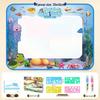 Children's Large Reusable Water Drawing Canvas - Magic Doodle Board Toy