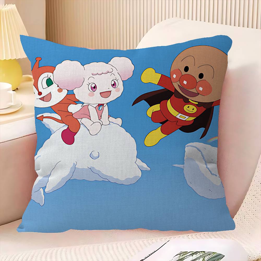 Classic Anime AAnpanmans Pillowcase Toon Gift Cushion Cover Bedroom Home Sofa Chair Seat Decor Pillow Case