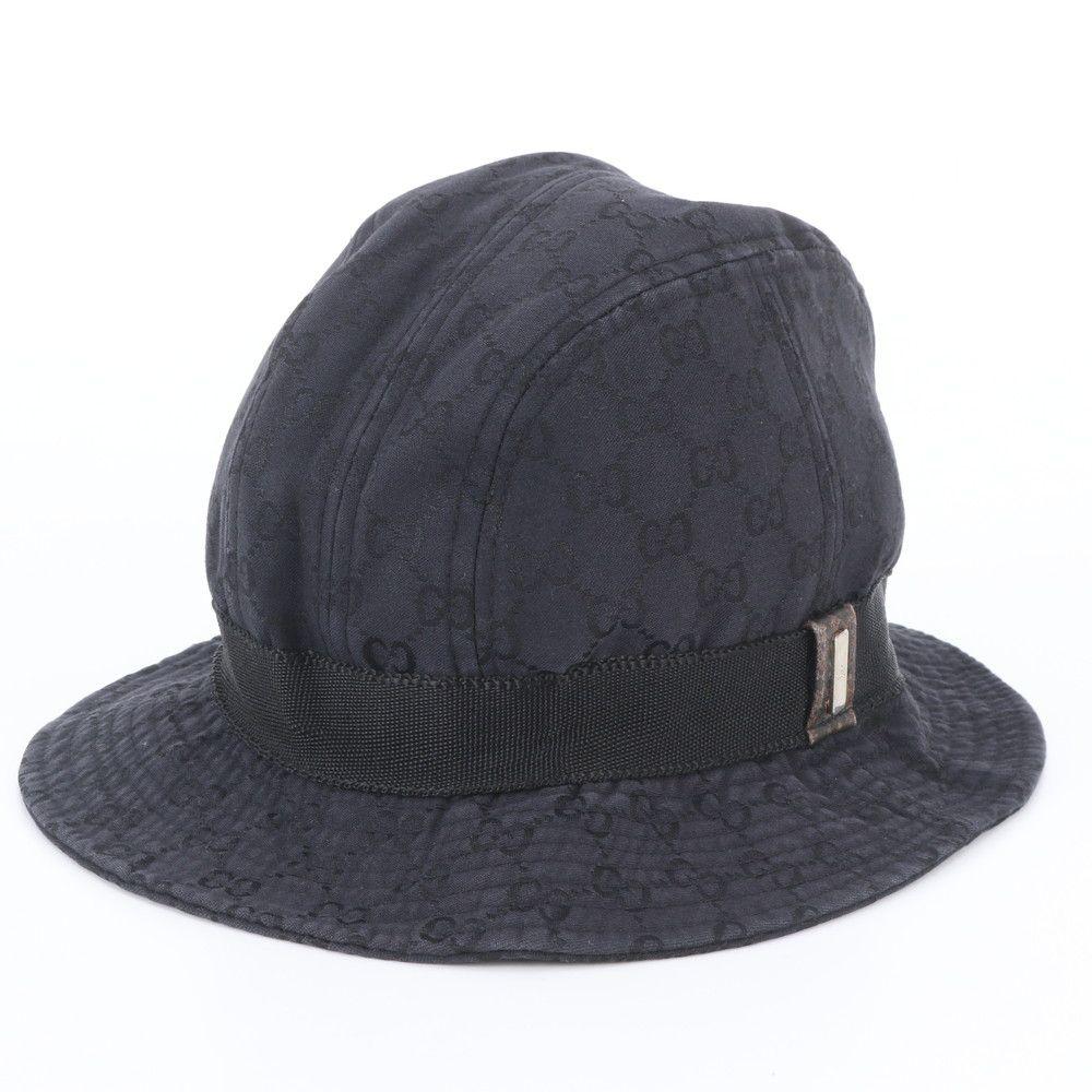 Used Gucci GG Canvas Bucket Hat with Tag Bucket Hat Fashion Stylish Leather Hat Men s Women s RNM EJ42-4 [Used]