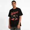 Wave Chaser Fun Seeker Surfing Seagull Graphic Casual Tee Pure cotton T-shirt