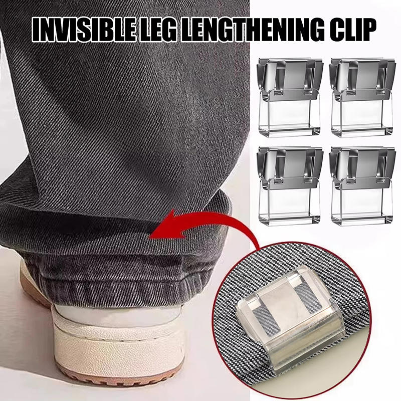 10PCS Clothing Clips Multi Function Pants Clips Leg Straps Clips Holder Clothing Pin for Clothes Long Pants Legs Sleeves