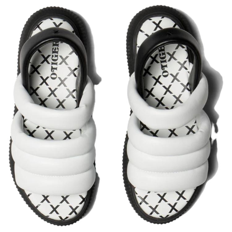 ONITSUKA TIGER Strap Comfortable Beach Sandals Women Sandals Black White 1182A637-100