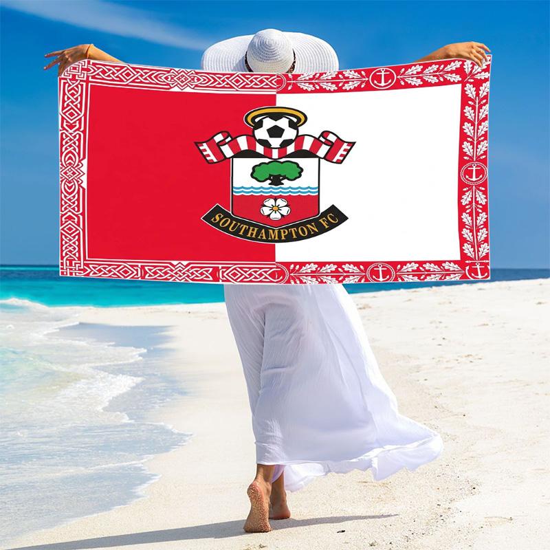 Southampton Print Beach Towel, Large Soft Quick Dry Towel for Beach Camping Swimming