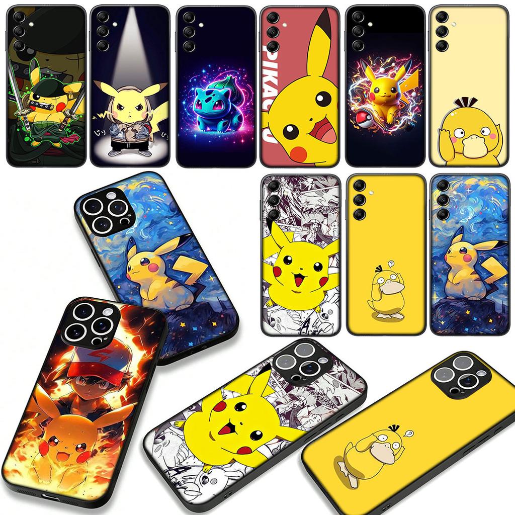 P-Pokemons P-Pikachus Psyduck Case for Motorola Moto Edge 70 60 Fusion 40 NEO 20 Pro G Stylus G56 G96 G71 G73 G41 G42 G51 G52