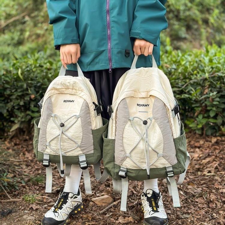 2025 Autumn Sports Backpack: Large Capacity Drawstring Bag for Hiking, Climbing, Mountaineering, and Casual Outdoor Use