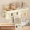 Cross-border new suction cup chopstick cartridge spatula wall-mounted kitchen knife holder multi-functional kitchen rack wholesale