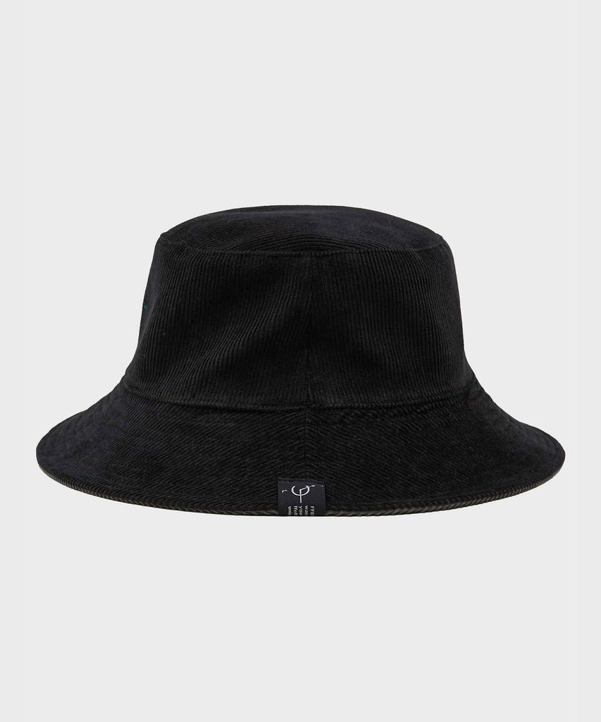 FFEFF STUDIO Corduroy Reversible Bucket Hat (Black/Charcoal)