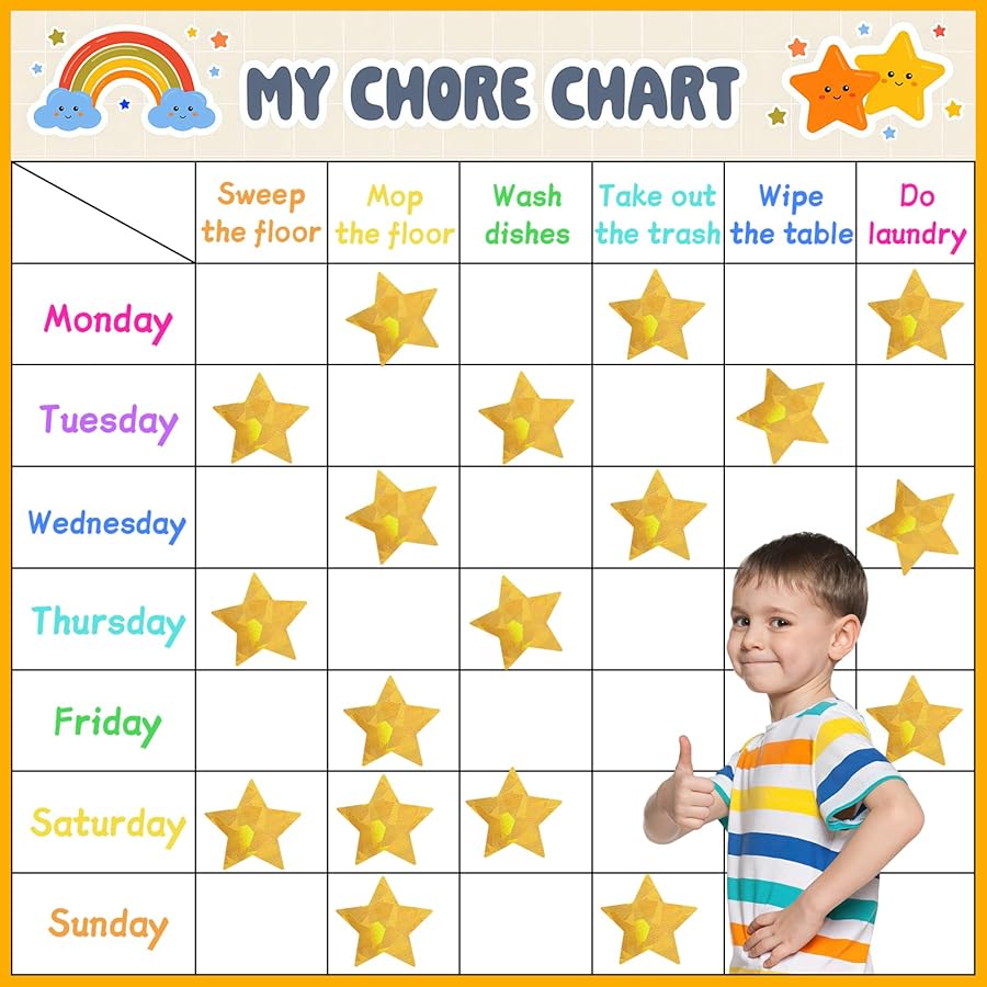 500pcs Colorful Star Adhesive Holographic Star Stickers Scrapbook Sticker Roll Labels For Kids DIY Gift Kids Reward School Craft