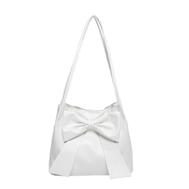 New Popular, Fashionable, Beautiful, Trendy and Simple Hand-held Underarm Bag, Large-capacity Bow Tote Bag for Women