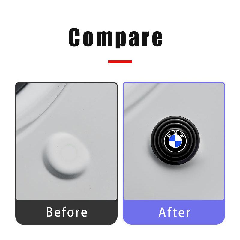 NVEQ9 Car Silicone Door Shock Stickers Absorber Soundproof Buffer Pier For BMW F12 F13 G30 G32 F34 F40 F45 F46 X1 X2 X3 X5 X4 X6 X7 F2
