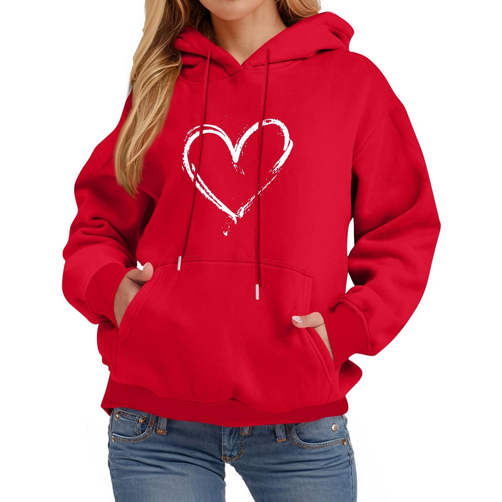 

Жіночий модний легкий жіночий пуловер з довгими рукавами та кишенями Худі з принтом у стилі регбі L