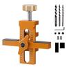 Felimoa Drill Guide, Clamp Type Positioner for Drilling, Door Hinge Positioning Guide