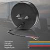 Offroad Truck LED Round Taillight 5.5 inch Brake Tail Lamp Rear Hamburger Clearance Lights for Jeep Volvo Pickup Trailer 12V 24V