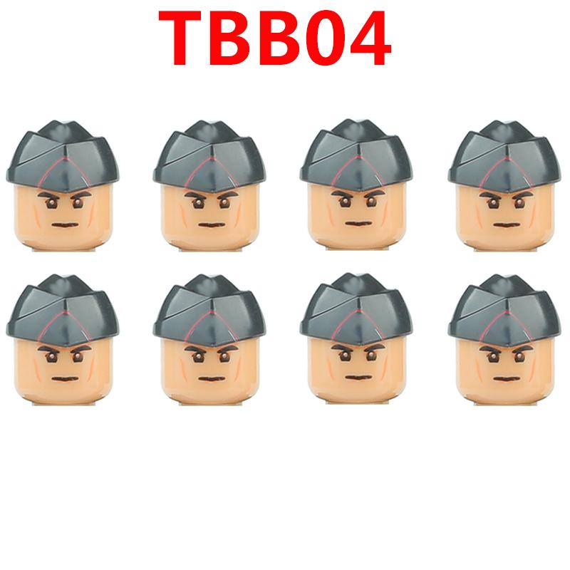 WW2 Military German Soldiers Figures Building Blocks Army Infantry Warrior Gunner Armour Cannon Weapons Bricks Toys For Kids
