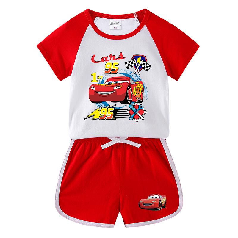 2025 Kids' Summer Outfit: Boys and Girls T-shirt & Shorts Set
