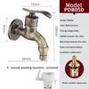 Antique European Style Wall-mounted Washing Machine Faucet Single Cold Water Valve Taps Mop Pool Faucet Accessories