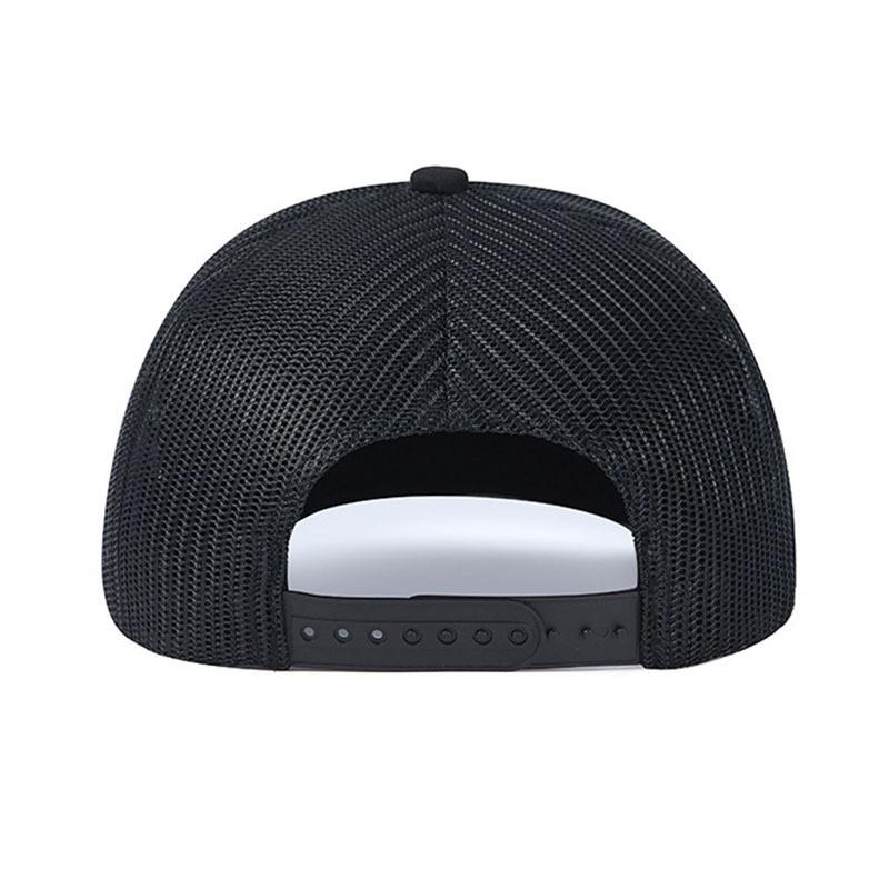 Cotton Mesh Truck Driver Cap With Wide Brim Sunshade For Summer Outdoor Activities