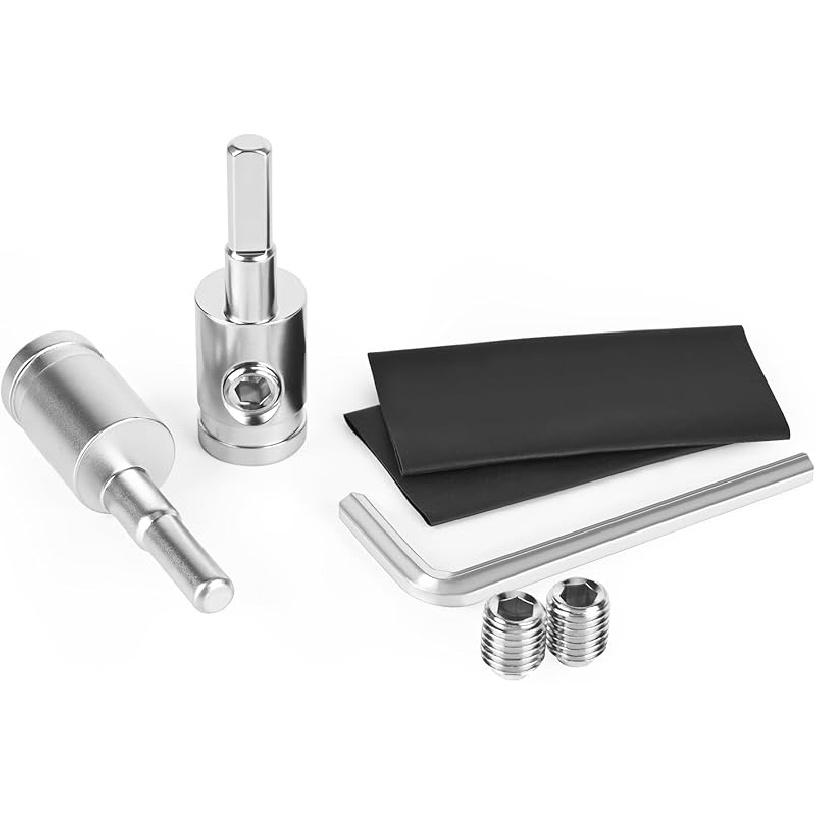 Amp Input Reducer 4 Gauge to 8 Gauge (2PCS) Car Stereo Audio AWG Pin Power Ground Wire Reducer 2PCS 2PCS（4 to 8 Gauge）