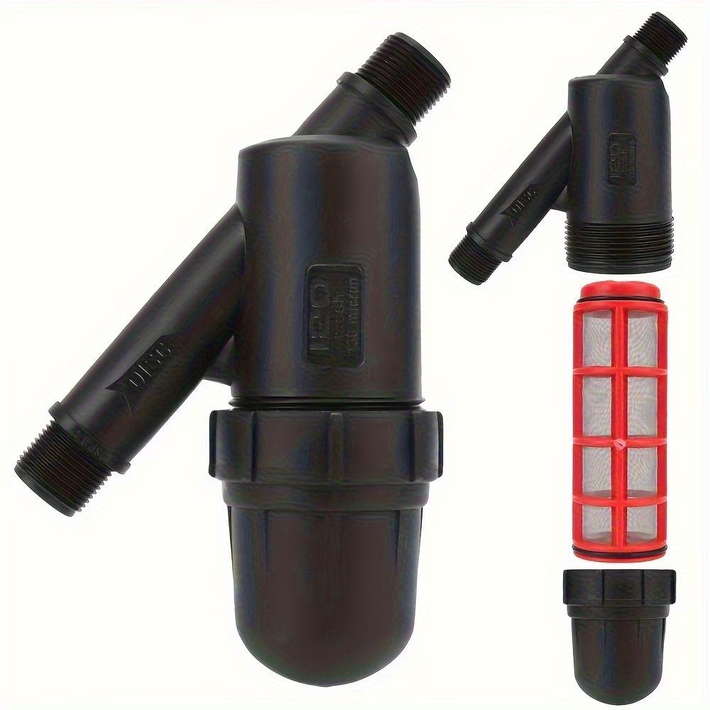 1pc Outdoor Plastic Water Filter Compatible Heavy-Duty Mesh Irrigation Water Purification System For Drip Irrigation Systems
