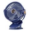 Guanzhuojia Portable USB Rechargeable Clip-On Desk Fan with Light
