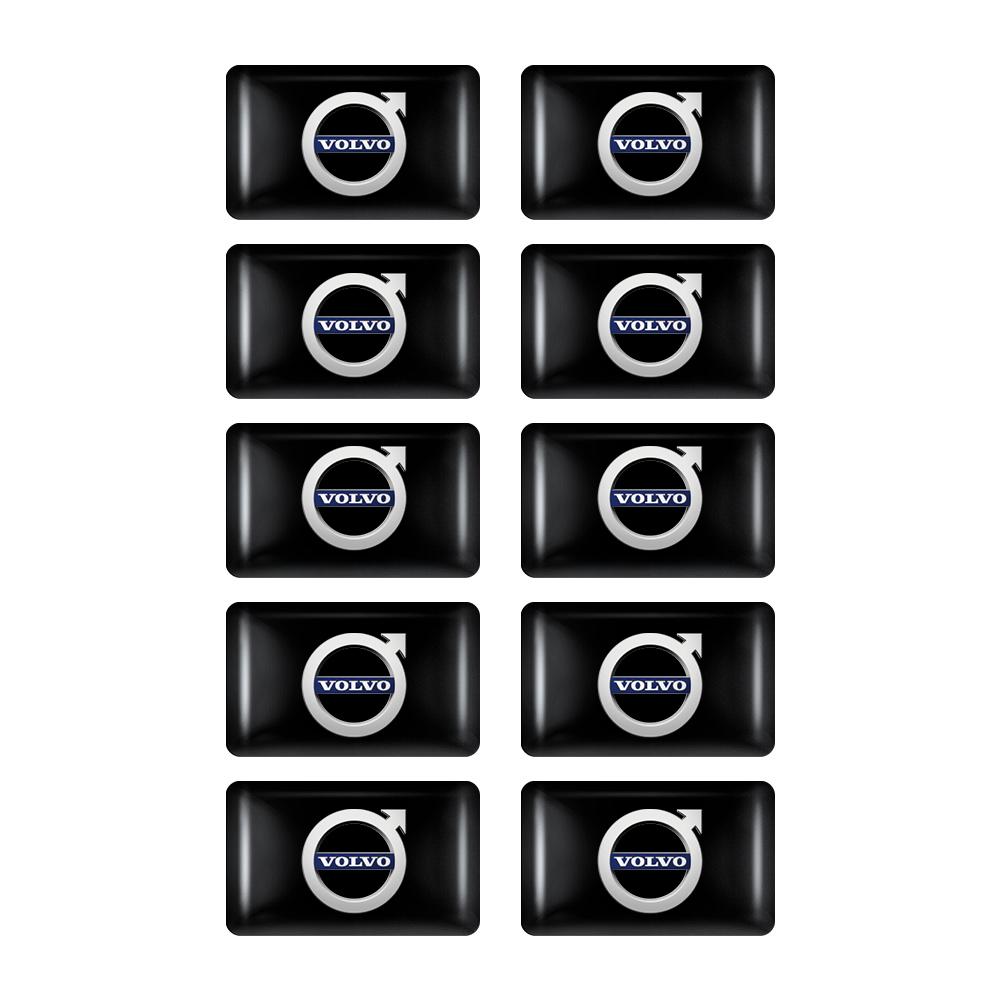 

10Pcs 3D Drip Adhesive Car Stickers For Volvo RDESIGN T6 AWD S40 S60 S90 XC40 XC60 XC90 V40 V50 V90 S80 Auto Styling Accessories