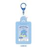 Sanrios Gudetama Keychain with Photo Card Holder Anime Keroppi Tuxedosam Photocard Holder Key Ring Accessory for Bag Backpack