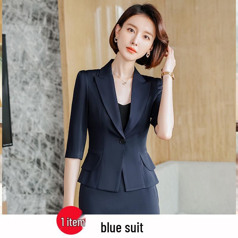Women's Professional Short Sleeve Blazer & Skirt Suit - Spring/Summer Collection