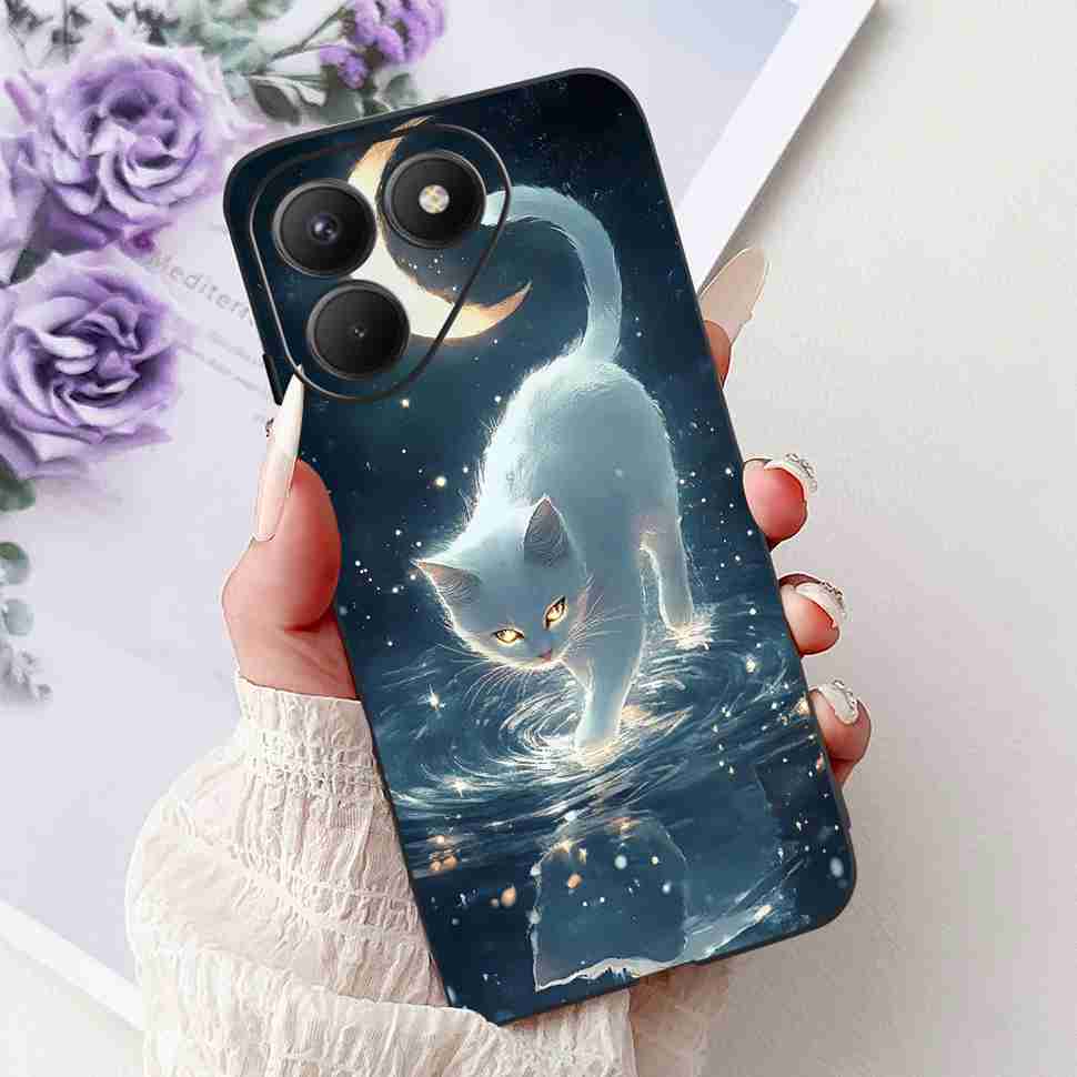 ShockProof Silicone Case For Tecno Pova 7 4G Cover Soft TPU Cases for Tecno Pova 7  Pova7 Neo 4G LJ6 Phone Cover Coque