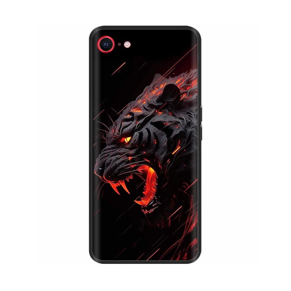 For iPhone SE 2020 Phone Case Funny Camera Protection Soft Liquid Silicone Back Cover for iPhone SE 2016 5 5S Cover for iPhoneSE