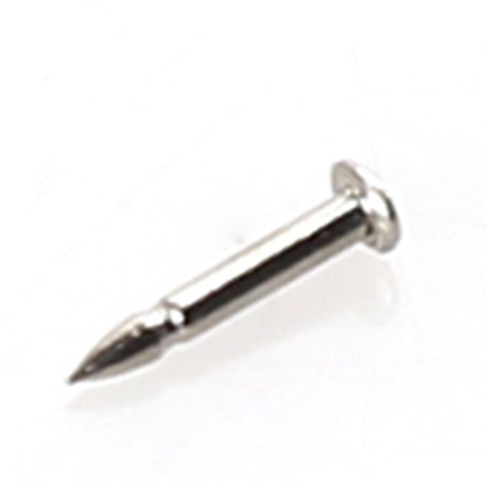 Factory Supply Brooch Accessories Round Blank Nail Locking Pin Metal Crafts Solid Brass Butterfly Clutch Pin Back