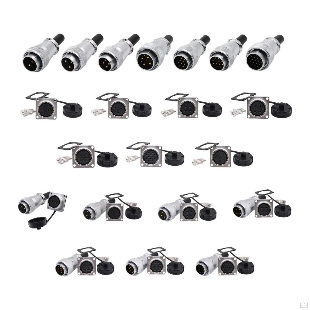 Aviation Connector Male Female Plug Waterproof Metal Electrical for