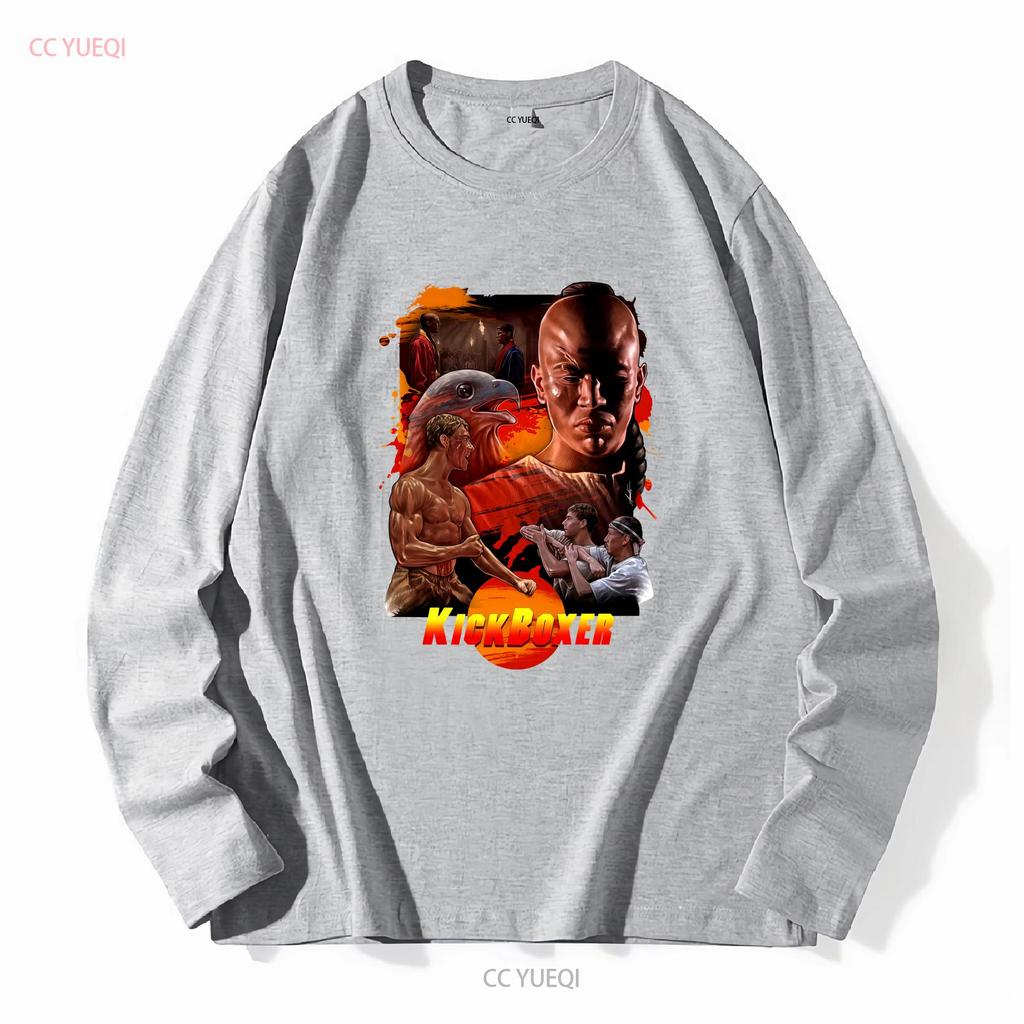 REBAJA Camiseta de Película KickBoxer de Jean Claude Van Damme Algodón Pesado vintage Lavada Transpirable streetwear hombre Ligeramente vintage