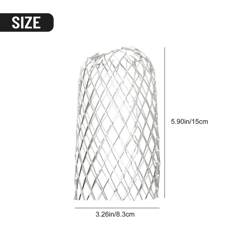 4 Pcs Metal Aluminum Filter Mesh Gutter Leaf Debris Mud Trap Guards Drain Pipe Cover Downpipe Guttering System