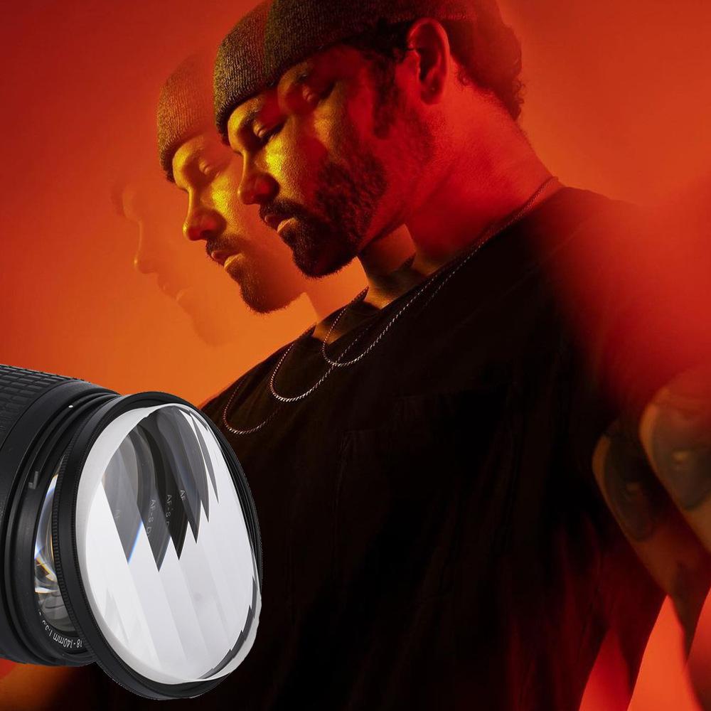 Puyi Kaleidoscope Special Effect Photography Accessories Camera Lens Filter 52-82Mm Prism Filter Glass For Dslr Slr Canon Nissan