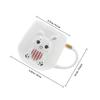 Ceramic Water Cup Animal Mug Hare The Office Gifts with Handle Cute Mugs Coffee Funny
