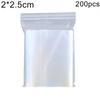 200Pcs Plastic Clear Food Storage Packing Coin Jewelry Reclosable Self Seal Bags