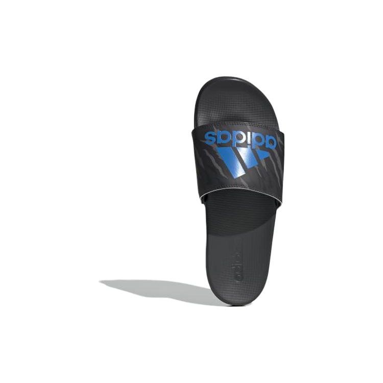 Adidas Adilette Comfort Slide Carbon Blue Rush Camo Unisex Sneakers Grey GW1054