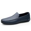 Summer Luxury Brand Men Casual Shoes Soft Genuine Leather Mens Loafers Moccasins Italian Designer Breathable Slip on Boat Shoes
