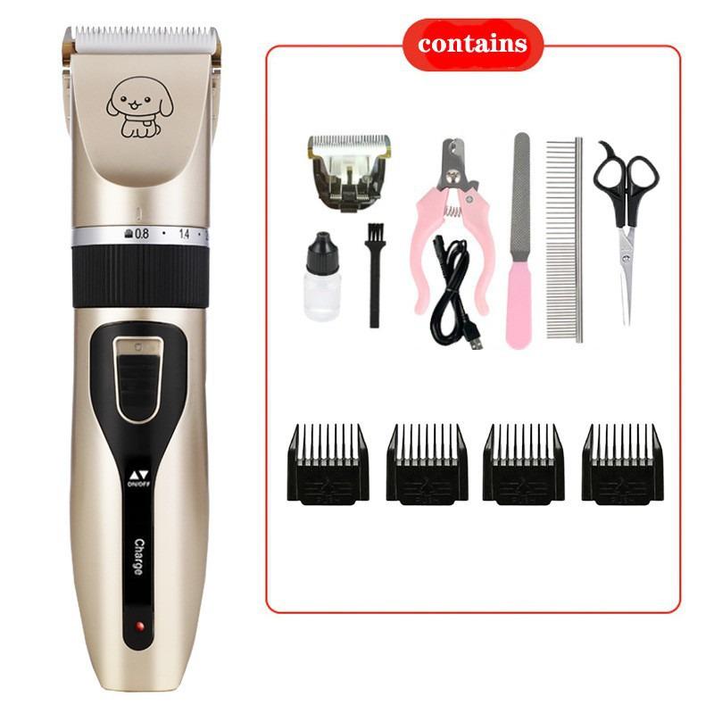 Pet Grooming Electric Clipper Set for Dogs and Cats